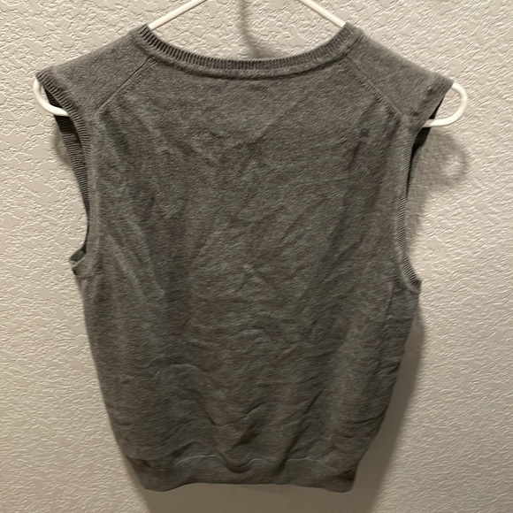 Structure men’s sweater vest argyle size small black and gray💼 - Picture 4 of 4